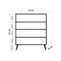 Hanah Home Multilux - 734 Armario multiusos Roble Sonoma